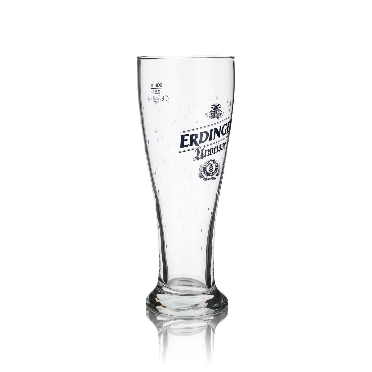 6x Erdinger Urweisse Glass 0.5l Wheat Beer Glass Hefeweizen Glasses Drop Design – View 3