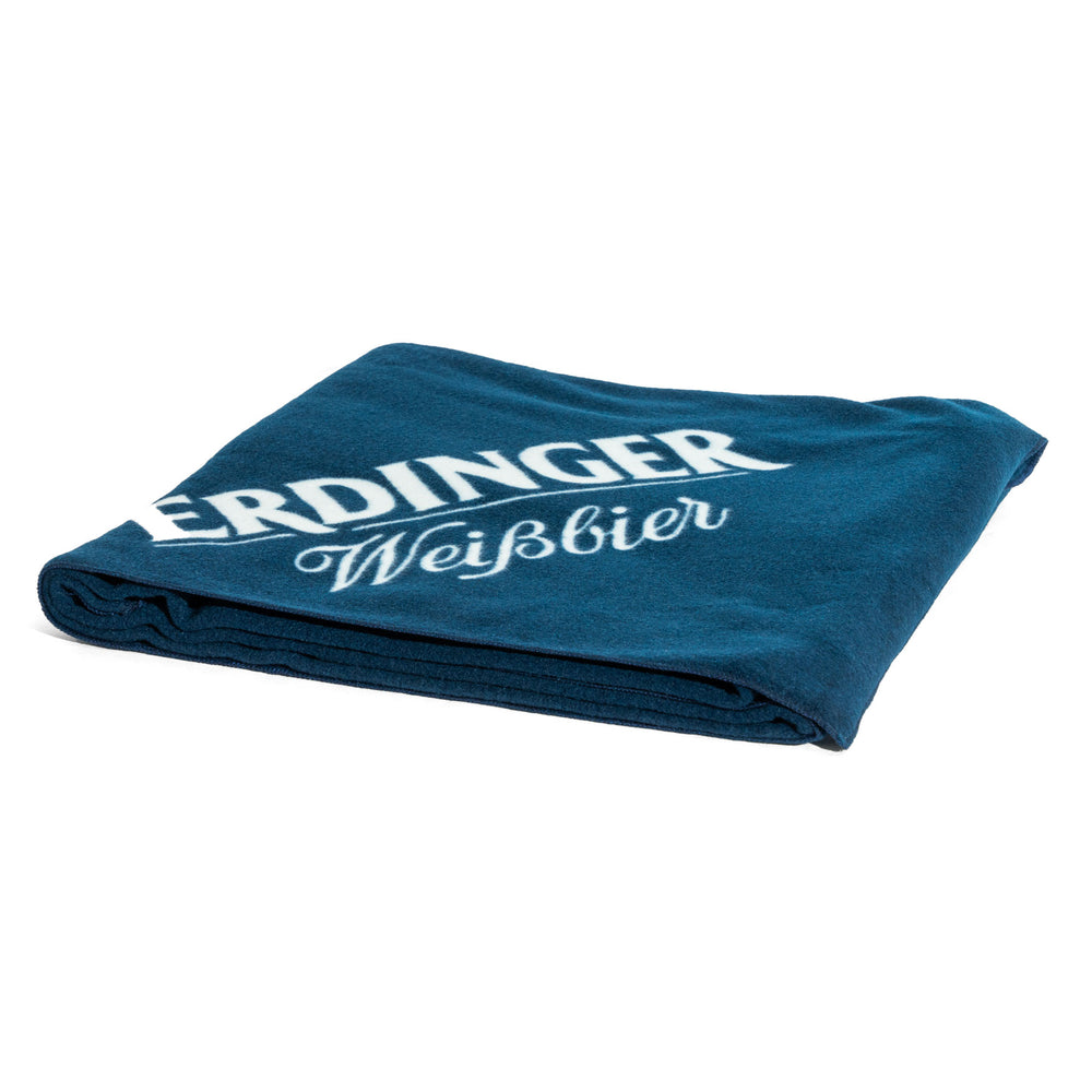 Erdinger Weißbier XXL fleece beach blanket picnic blanket with chain-stitched edge
