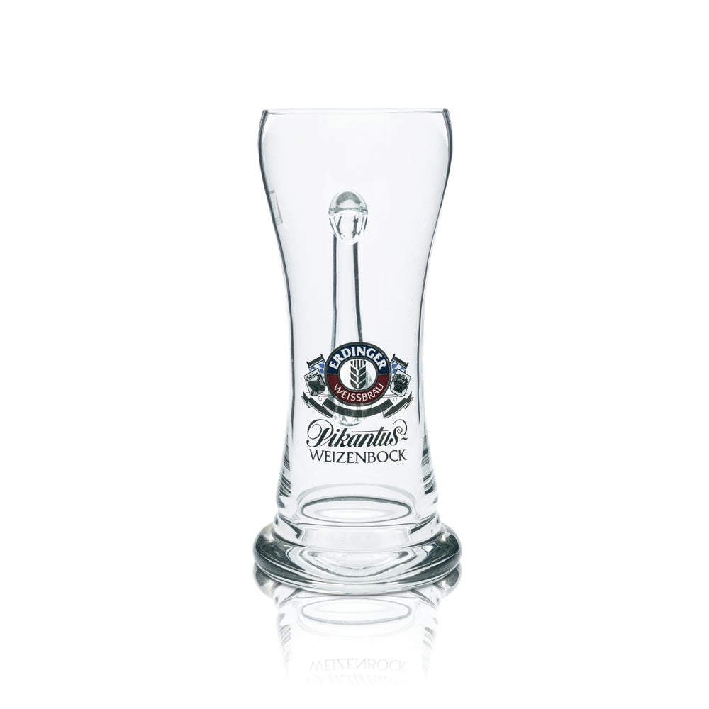 Erdinger Weissbräu glass 0.5l mug tankard Seidel glasses Pikantus wheat bock beer