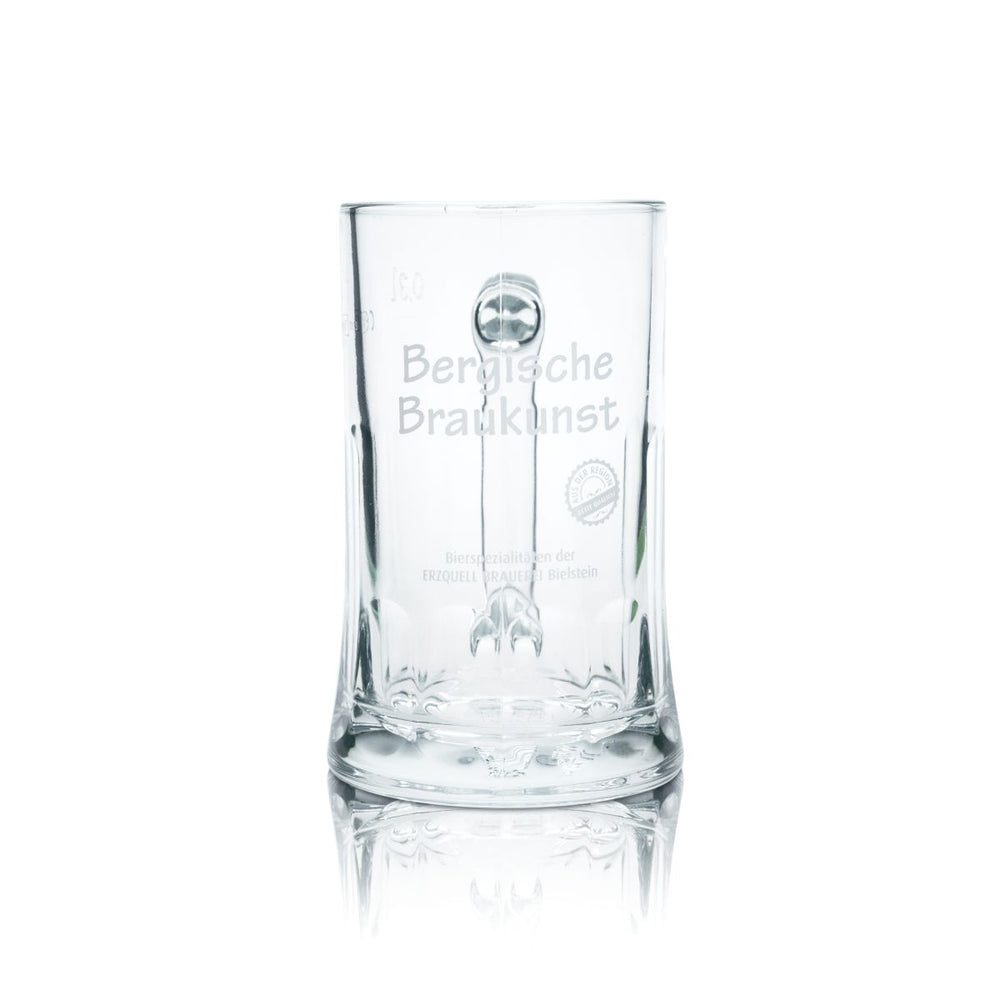 Erzquell brewery Bielstein beer glass 0,3l beer mug Bergische Braukunst Humpen