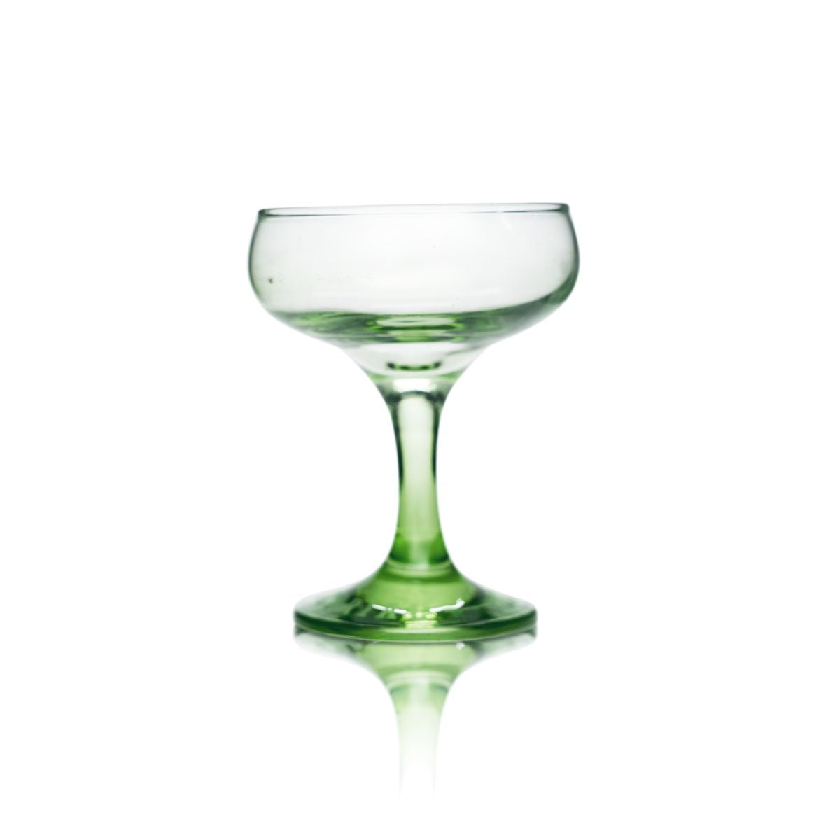 Escorial Goblet Glass 0.15 l Cup Martini Glasses Green Stem Herbal Liqueur – View 2
