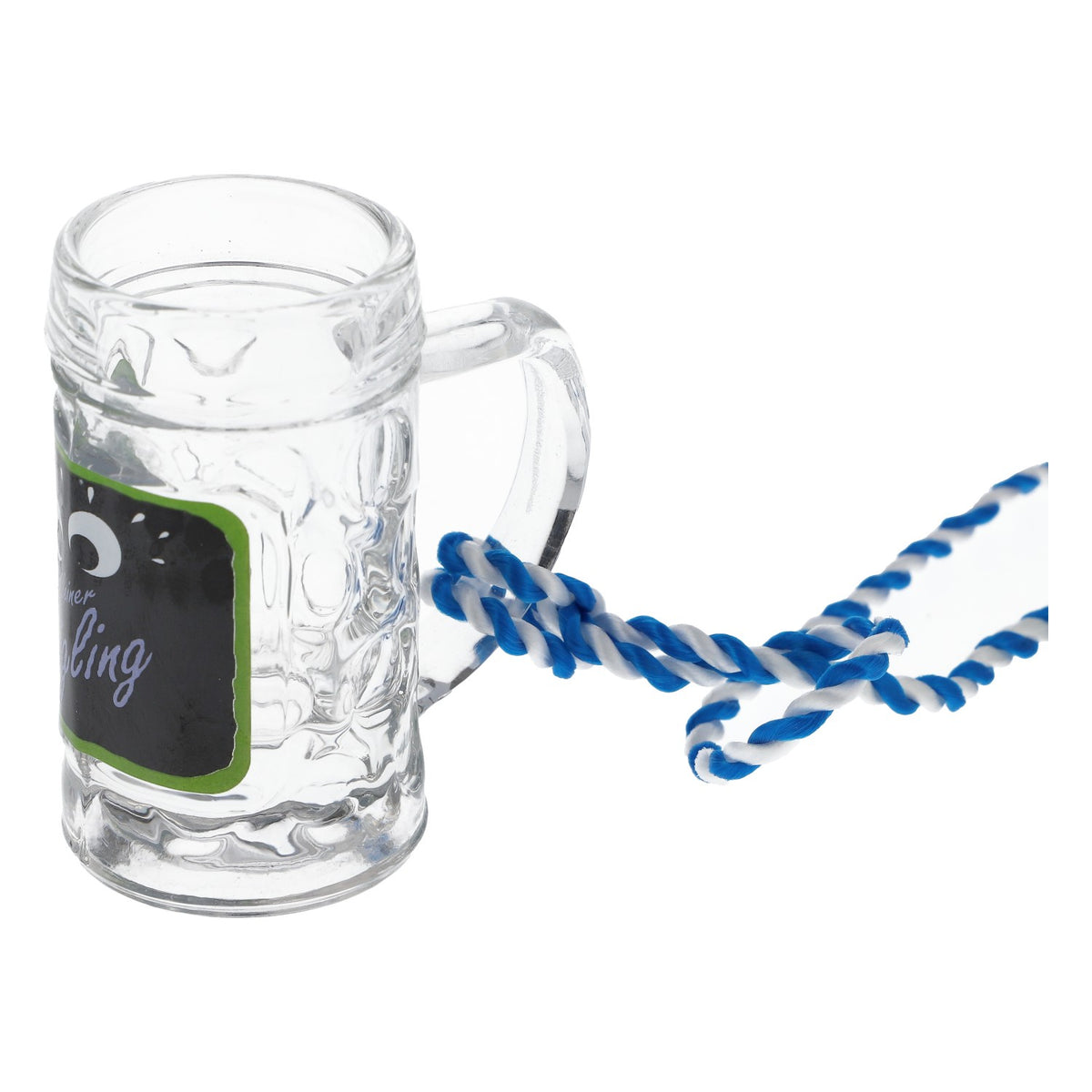 Feigling liqueur shot glass, Kruegerl Oktoberfest with neck strap – View 3