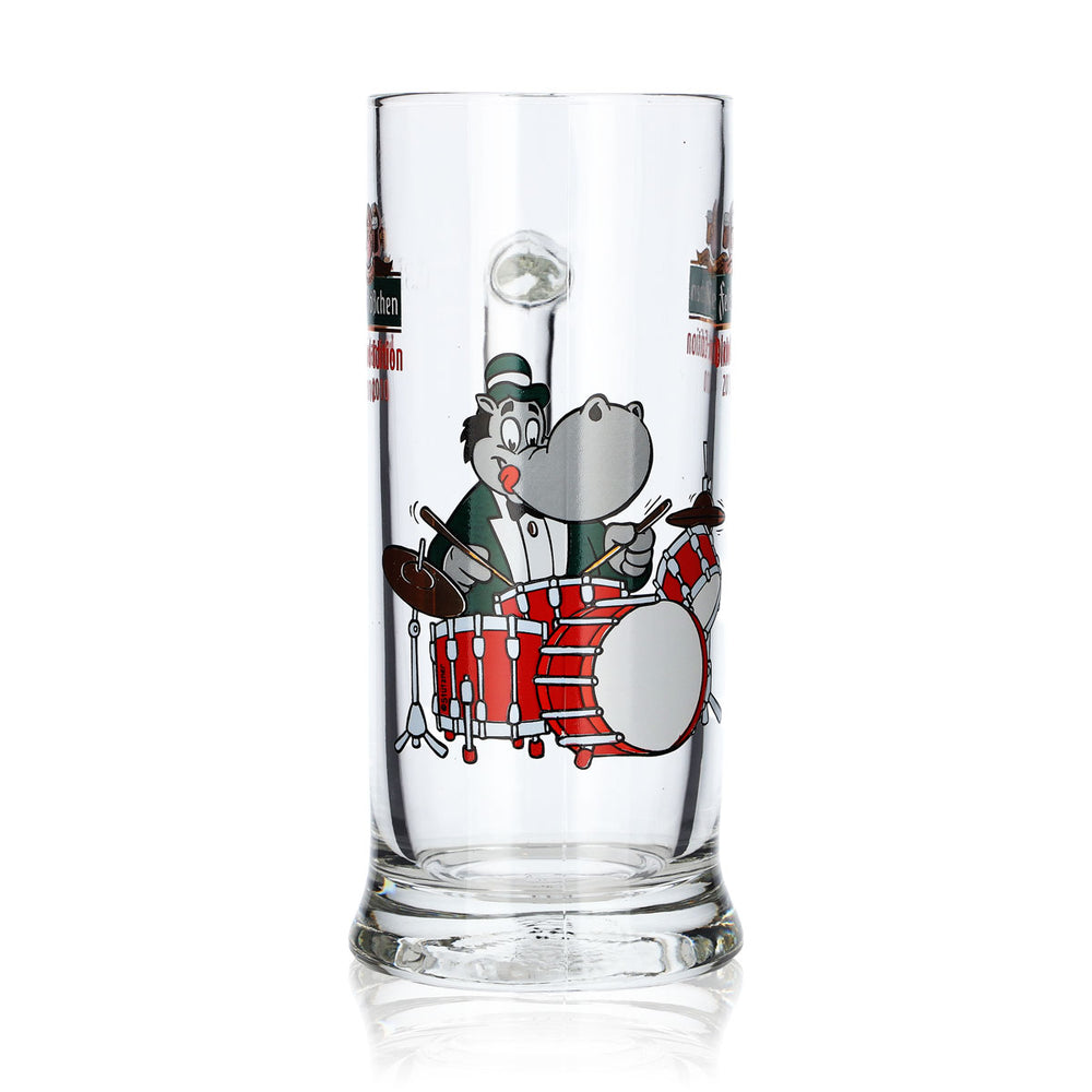 Feldschlösschen Beer Glass, 0.3 L Beer Mug, Anniversary Seidel 2010, Dixieland Edition