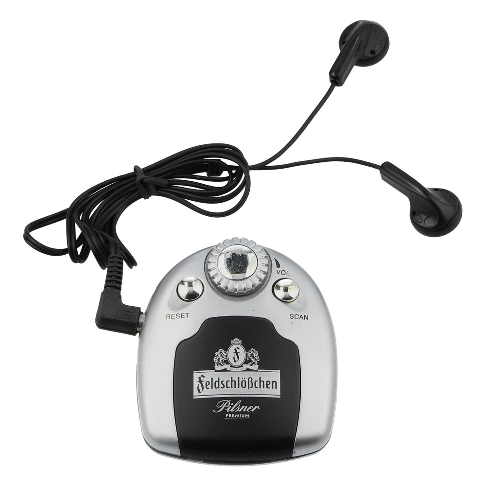 Feldschlößchen Beer Scan Radio with Headphones Radio like in the old days