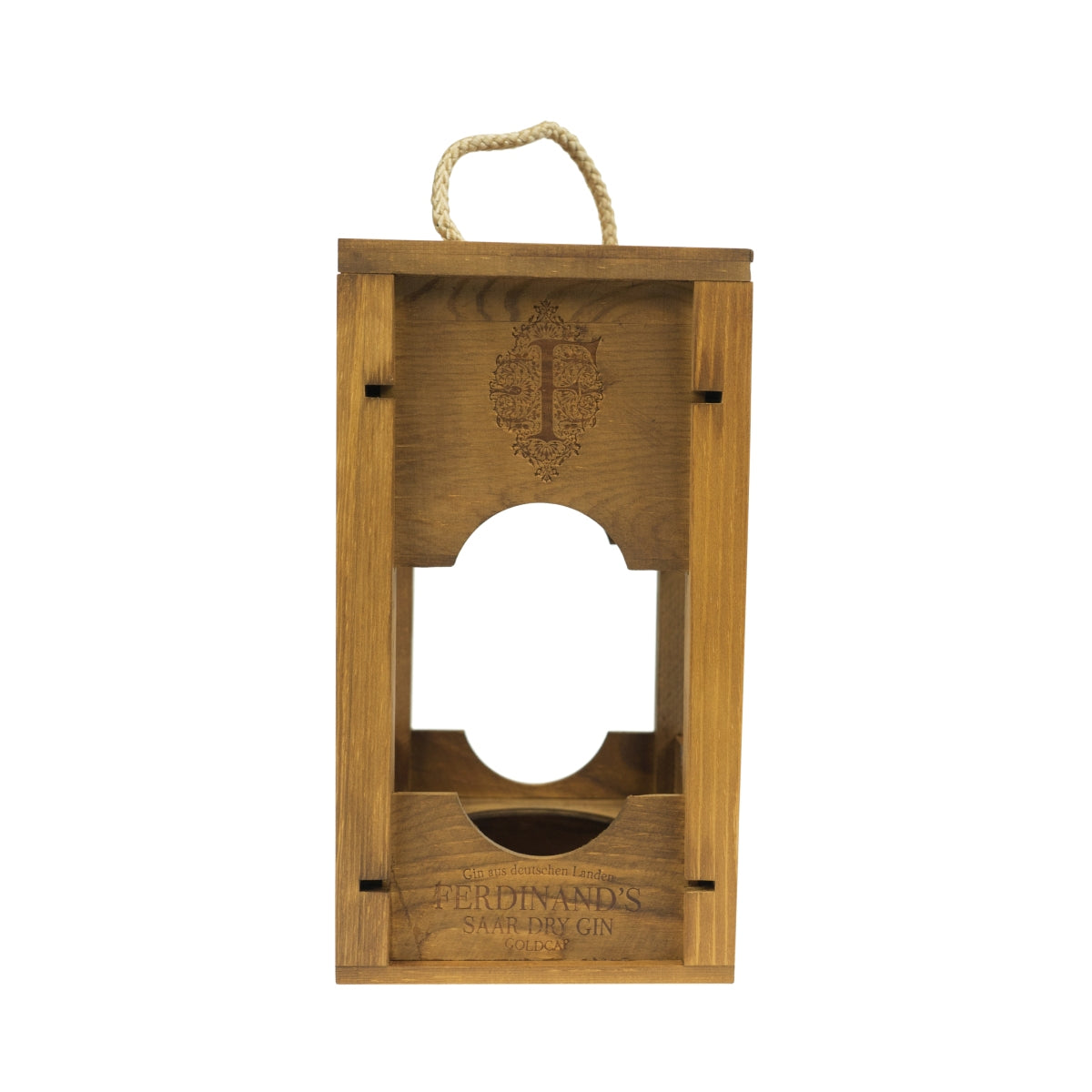 Ferdinand's Gin Lantern Wooden Light Glorifier Stand Display Show Bottle – View 4