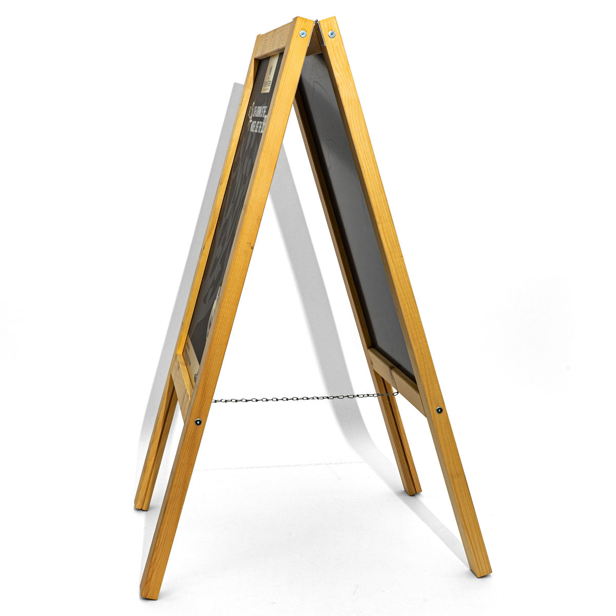 Fever Tree A-frame display stand, wooden frame, chalkboard, restaurant sign – View 5