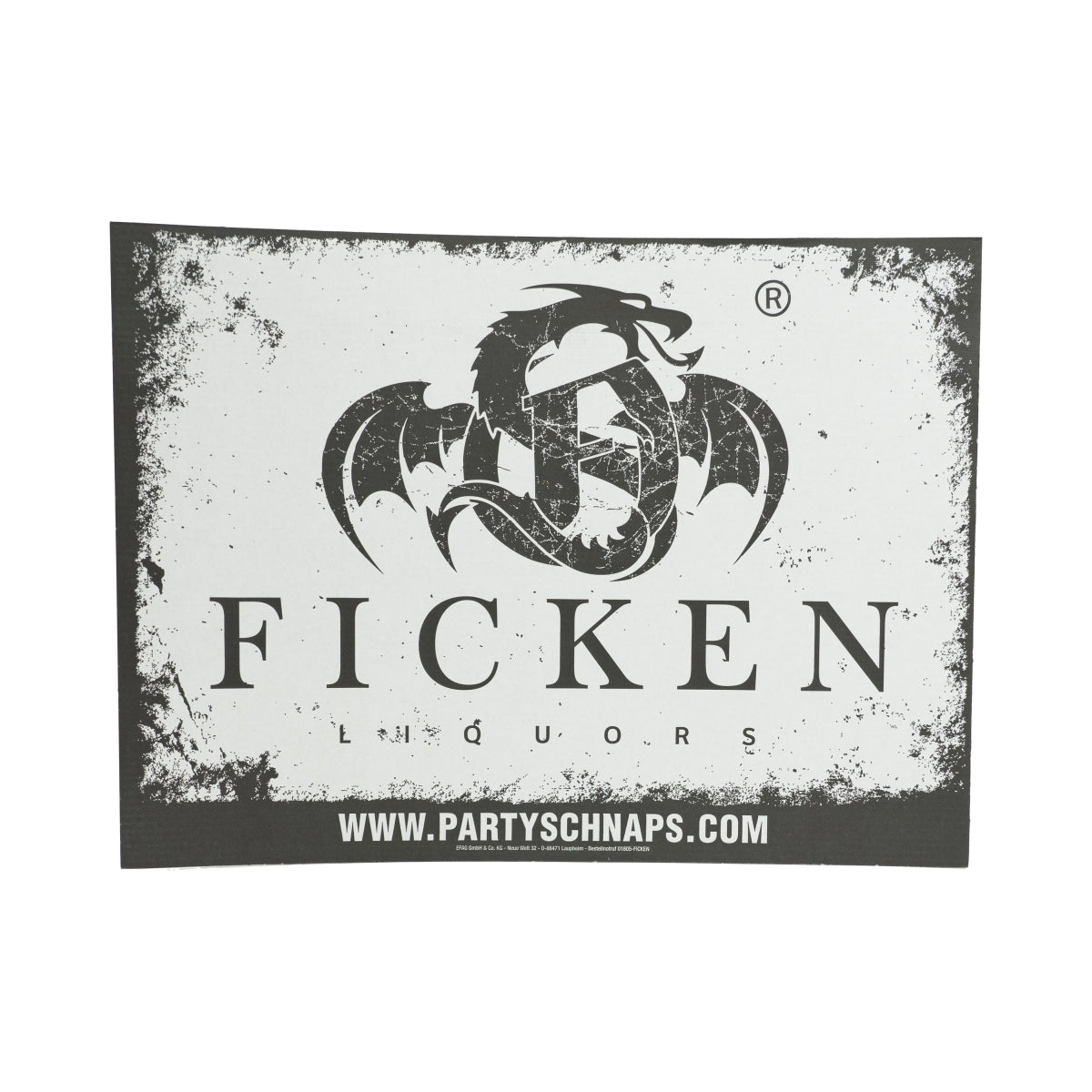 Fucking liqueur cardboard sign kiss stop festival party sign wall decoration – View 2