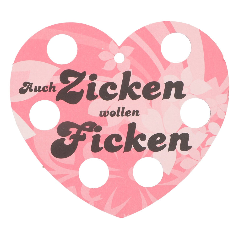 Fucking Shothalter Heart Shape Pink Even Bitches Want to Fuck Paper Tray