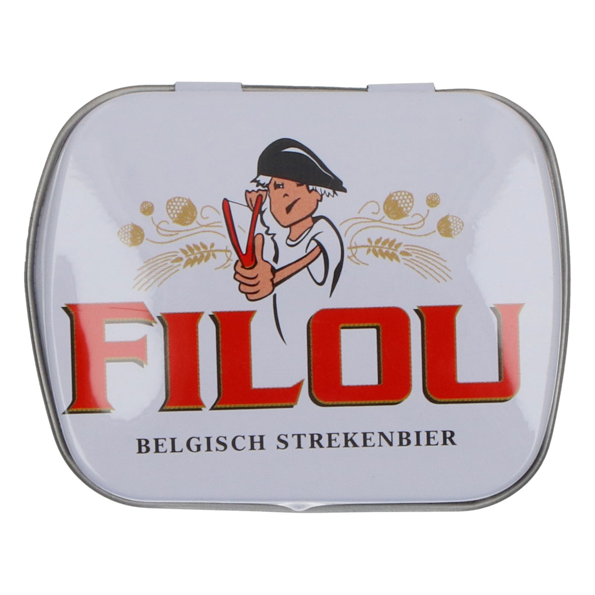 Filou Beer Peppermint Drops Metal Tin