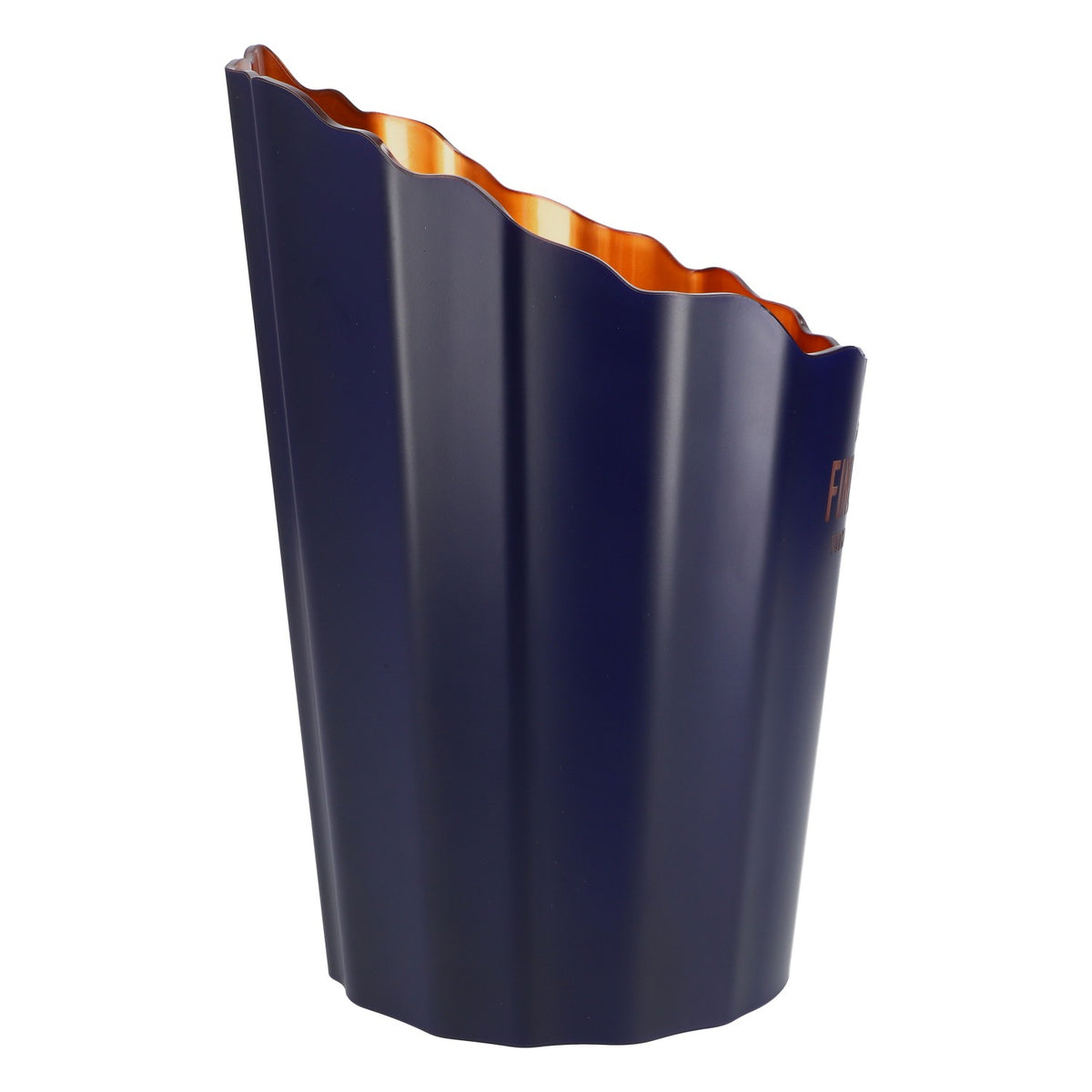 Finlandia Vodka Cooler Bottle Cooler Ice Cube Tray LED Single Blue with Copper Interior – View 3
