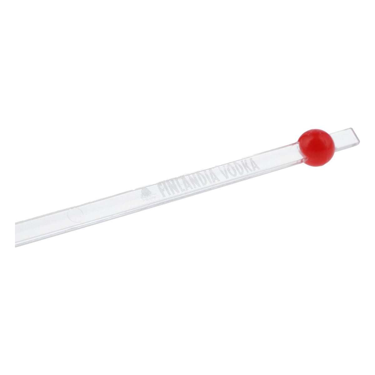 Finlandia Vodka Stirrer Transparent Stirrer Red Head Bar Accessories – View 3