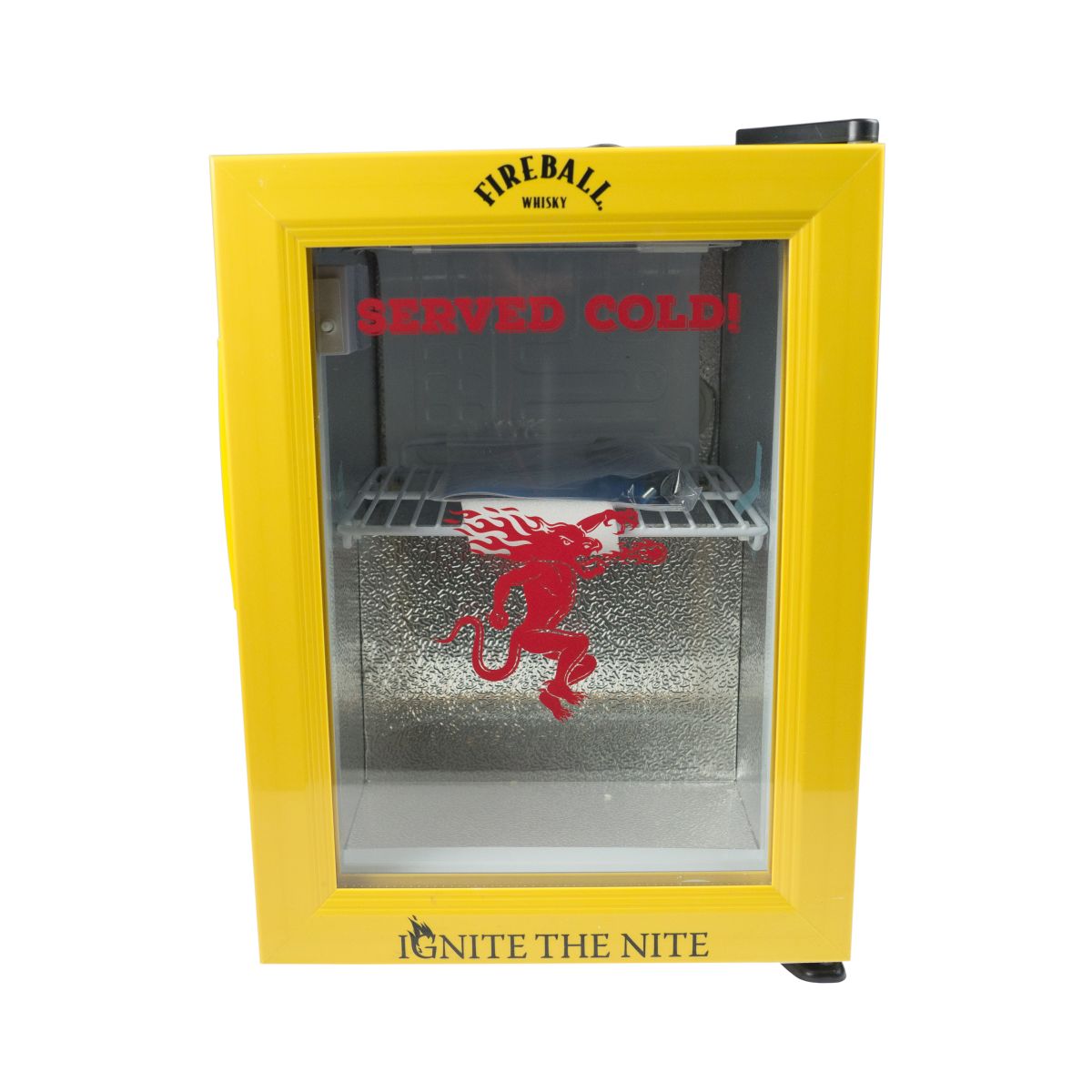 Fireball Mini Fridge Freezer Whiskey Bottle Cooler Fridge Cinnamon – View 5