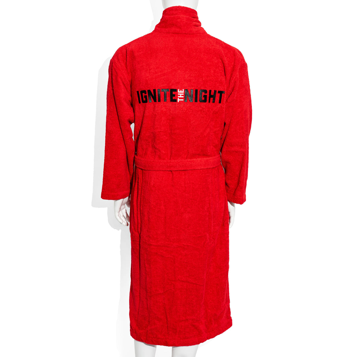 Fireball Whiskey Glass Cotton Bathrobe – View 3