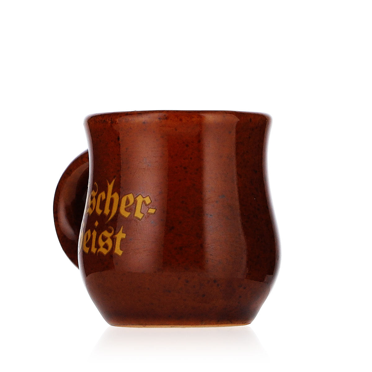 6x Fischergeist liqueur mini jug glasses clay shot glass stamper with handle – View 5