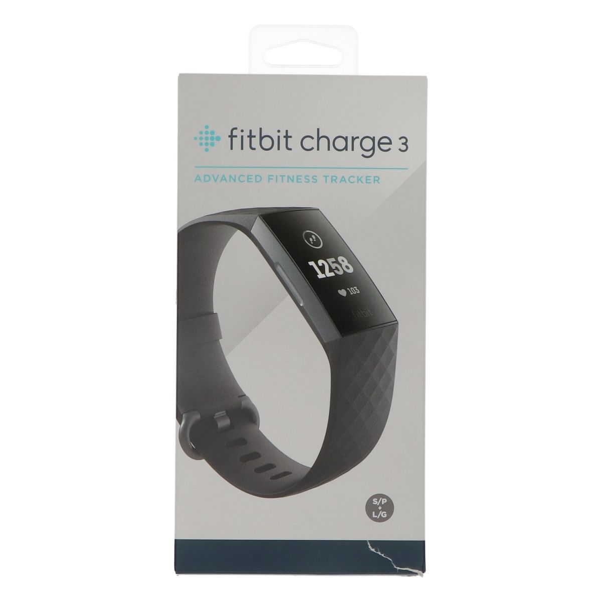 FITBIT Charge 3 activity tracker size L/G smartwatch sleep tracker HF black