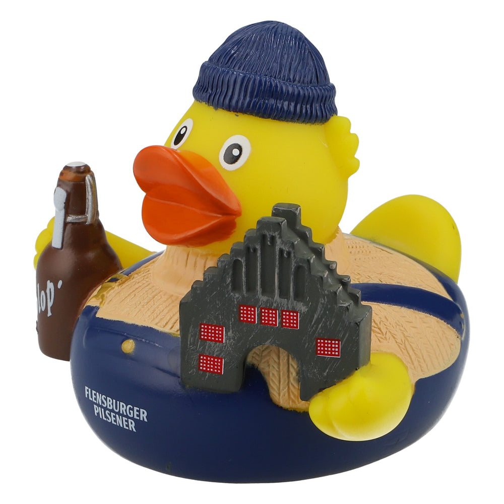 Flensburg Beer Rubber Duck Squeaky Duck Cult Gift