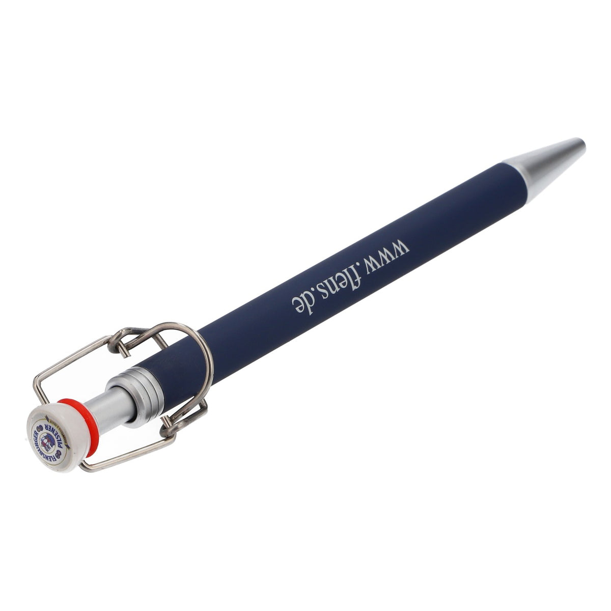 Flensburg Pilsener Plop ballpoint pen with Plop cap in gift box
