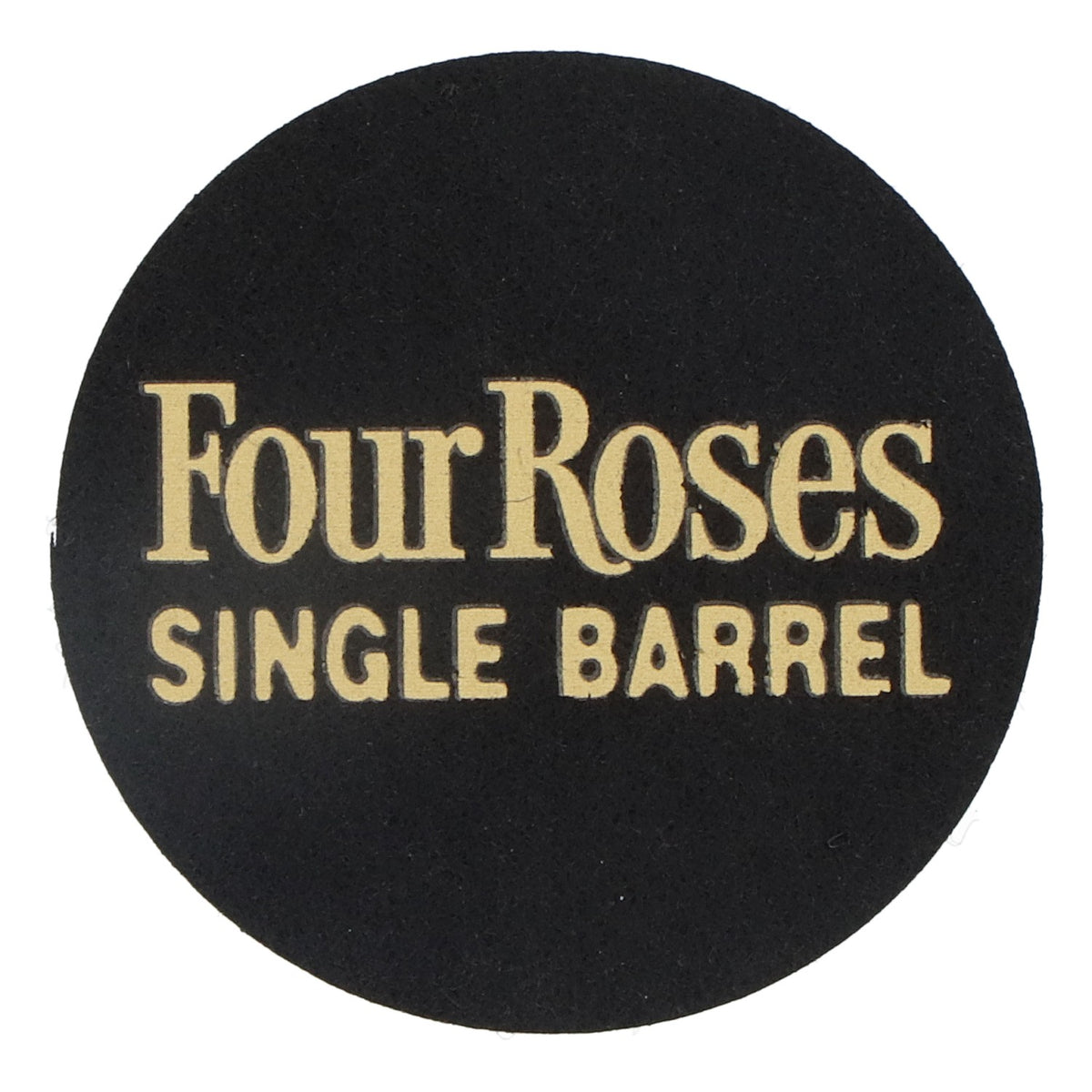 Four Roses Whiskey Felt Coaster Glass Coaster Black 6.2 cm Diameter "Four Roses Single Barrell" – View 2