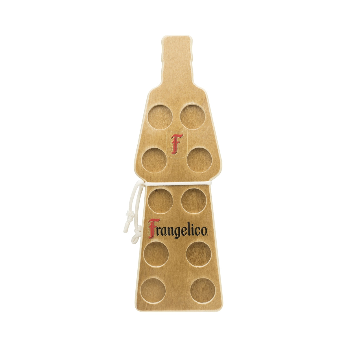 Frangelico Tray Shot Glasses 10 Places Schnapps Latte Meter Wood Bar Carrier