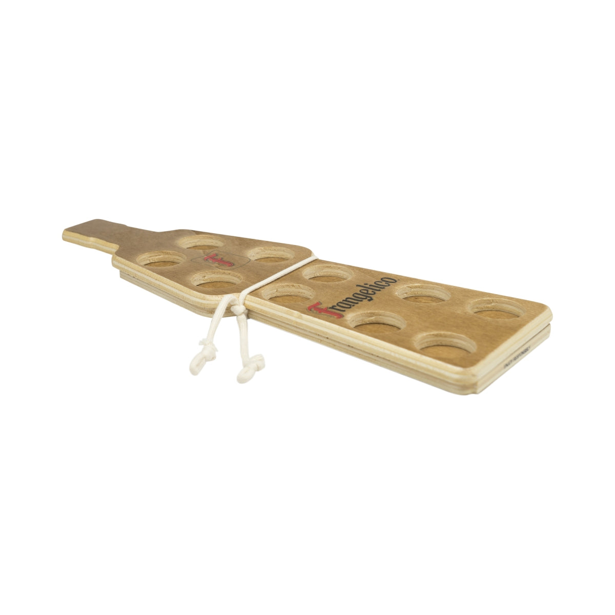 Frangelico Tray Shot Glasses 10 Places Schnapps Latte Meter Wood Bar Carrier – View 2