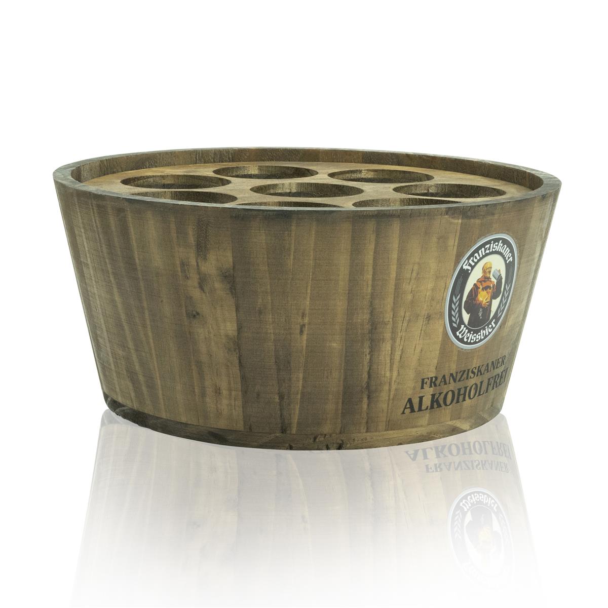 Franziskaner Beer Cooler Conference Cooler Wood 8 Bottles – View 2