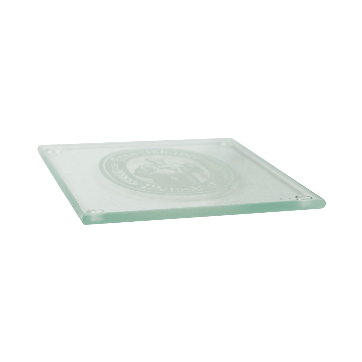 Franciscan glass beer coaster, coaster, beer cover mat, drip protection, bar – View 2