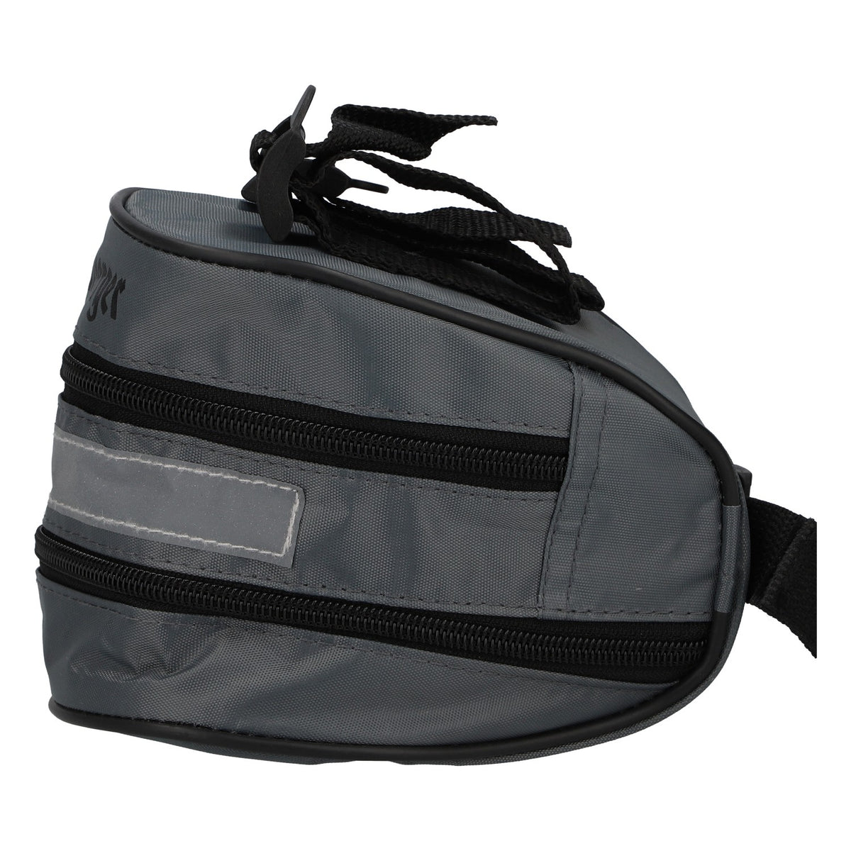 Freiberger Beer Bike Bag, Gray with Reflector, Bike Bag, Pannier – View 2
