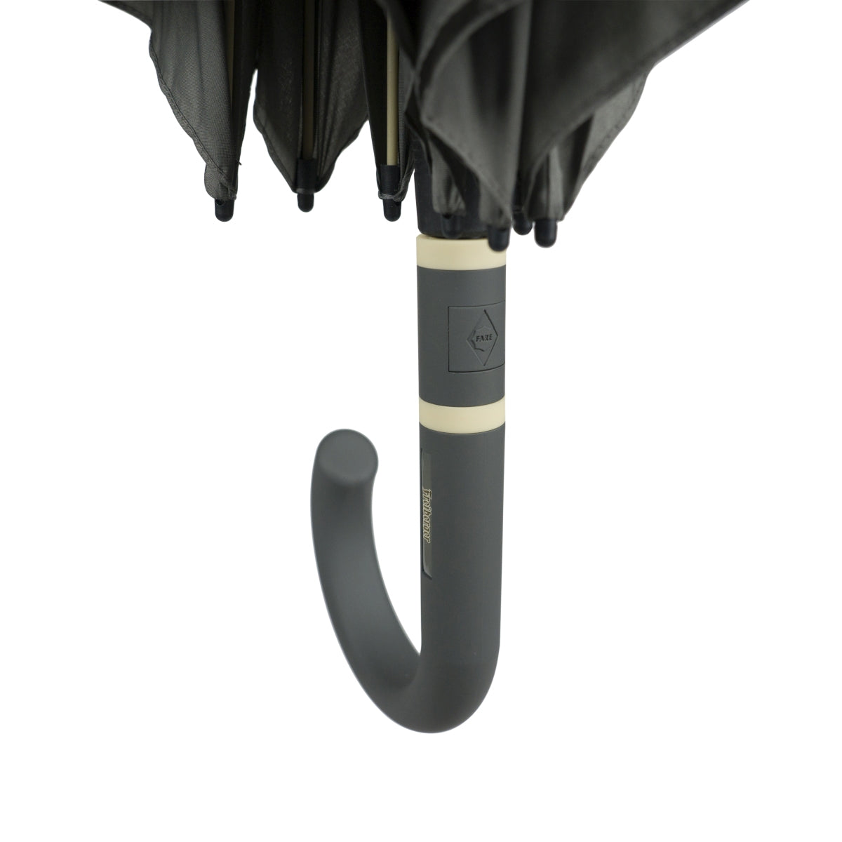 Freiberger Beer Umbrella, gray, long, stormproof, men's, automatic, stable – View 4