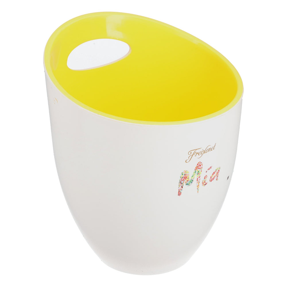 Freixenet Mia sparkling wine bottle cooler ice bucket Icecube yellow version