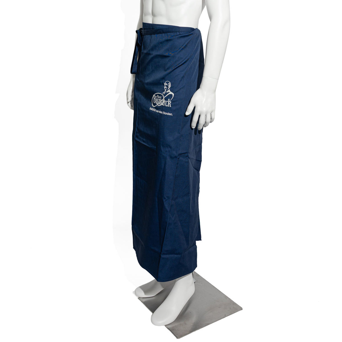 Prince Bismarck Water Bistro Apron Serving Apron Blue Long Version – View 4