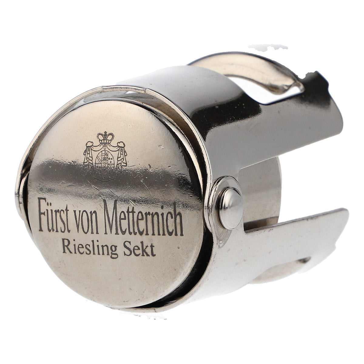 Prince of Metternich Sparkling Wine Bottle Cap, Stainless Steel, Silver