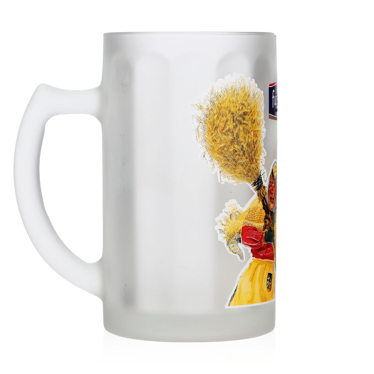 Fürstenberg Beer Glass, 0.25 L, "Fasnet 2015" Jug, Frosted Rastal – View 3