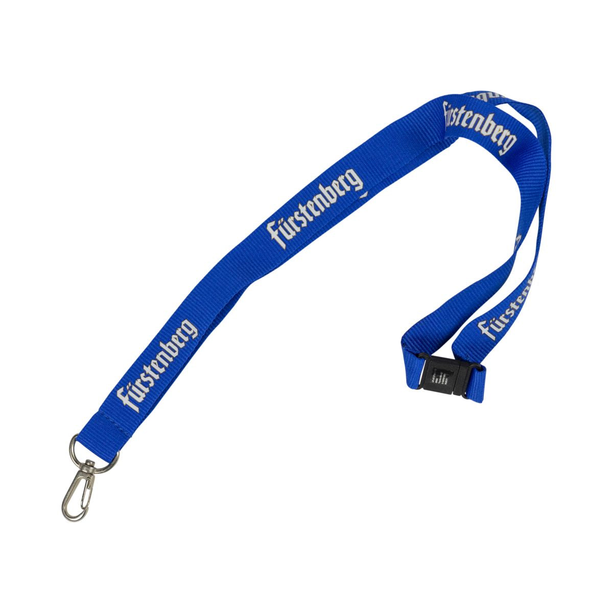Fürstenberg Key Chain Blue Carabiner Buckle Lanyard Badge Holder Accessory