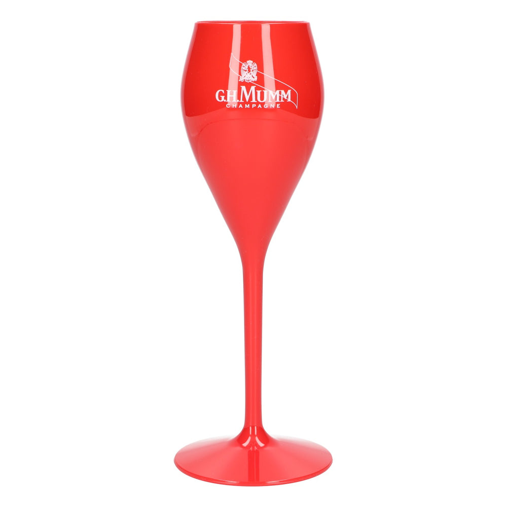 G.H. Mumm glass 0,16l sparkling wine champagne flute plastic reusable glasses
