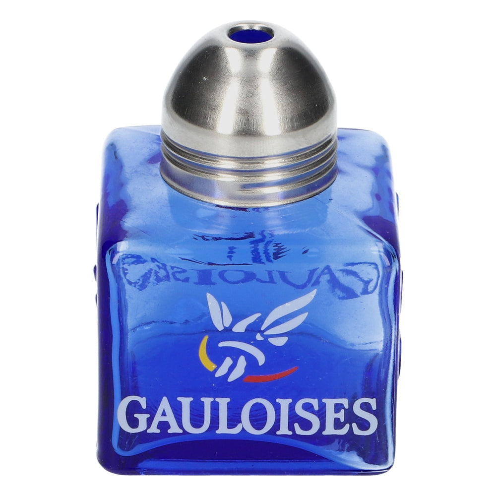 Gauloises salt shaker blue glass bar accessories pepper shaker kitchen accessories tequila