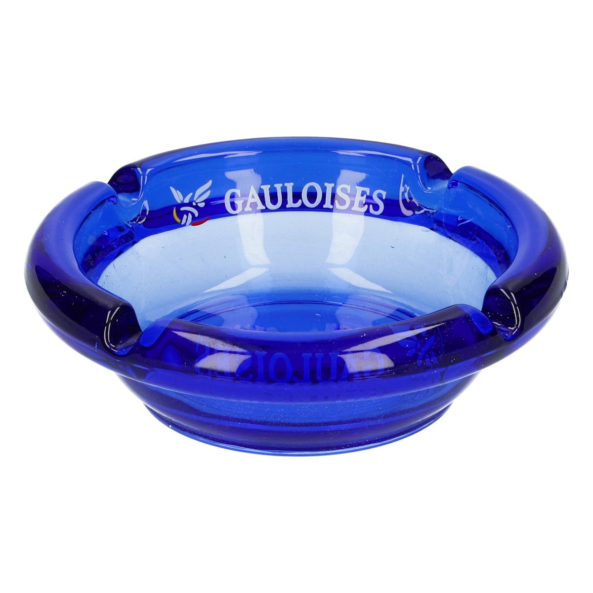 Gauloises Smoker Bundle Set of 3x ashtrays, blue series, 1x transparent – View 3