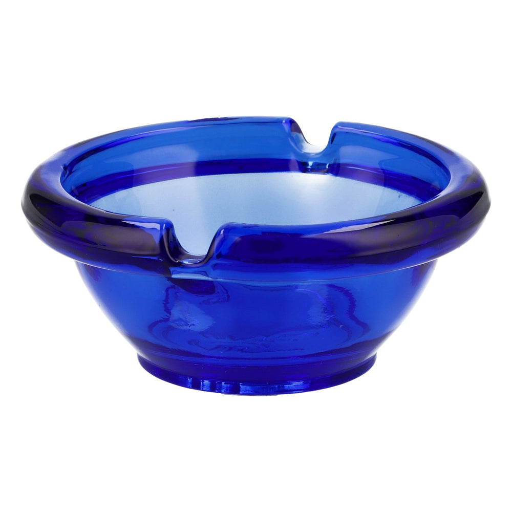 Gauloises Cigarette Ashtray, Round, Blue