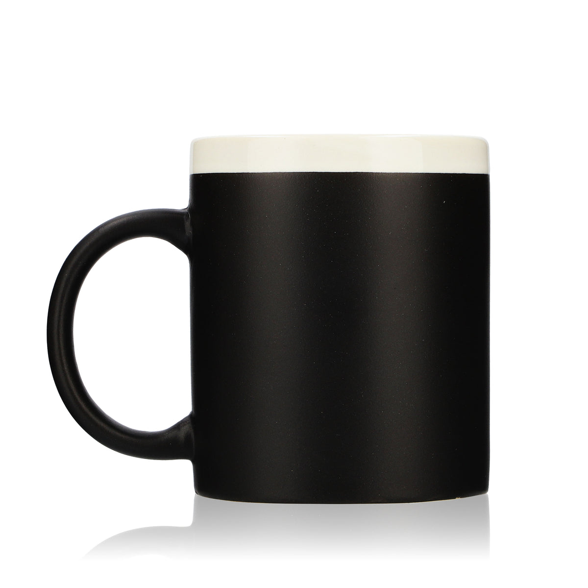 Gauloises Cigarettes Glass 0.31l Cup Mug Black for Writing with Chalk – View 3