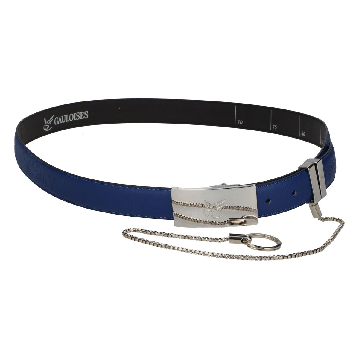 Gauloises Cigarette Belt, 110 cm, Blue – View 3