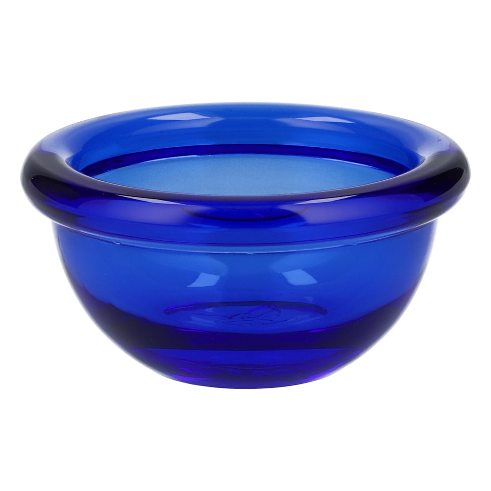 Gauloises Cigarette Tealight Holder, Glass, MINI, Round Blue Lettering