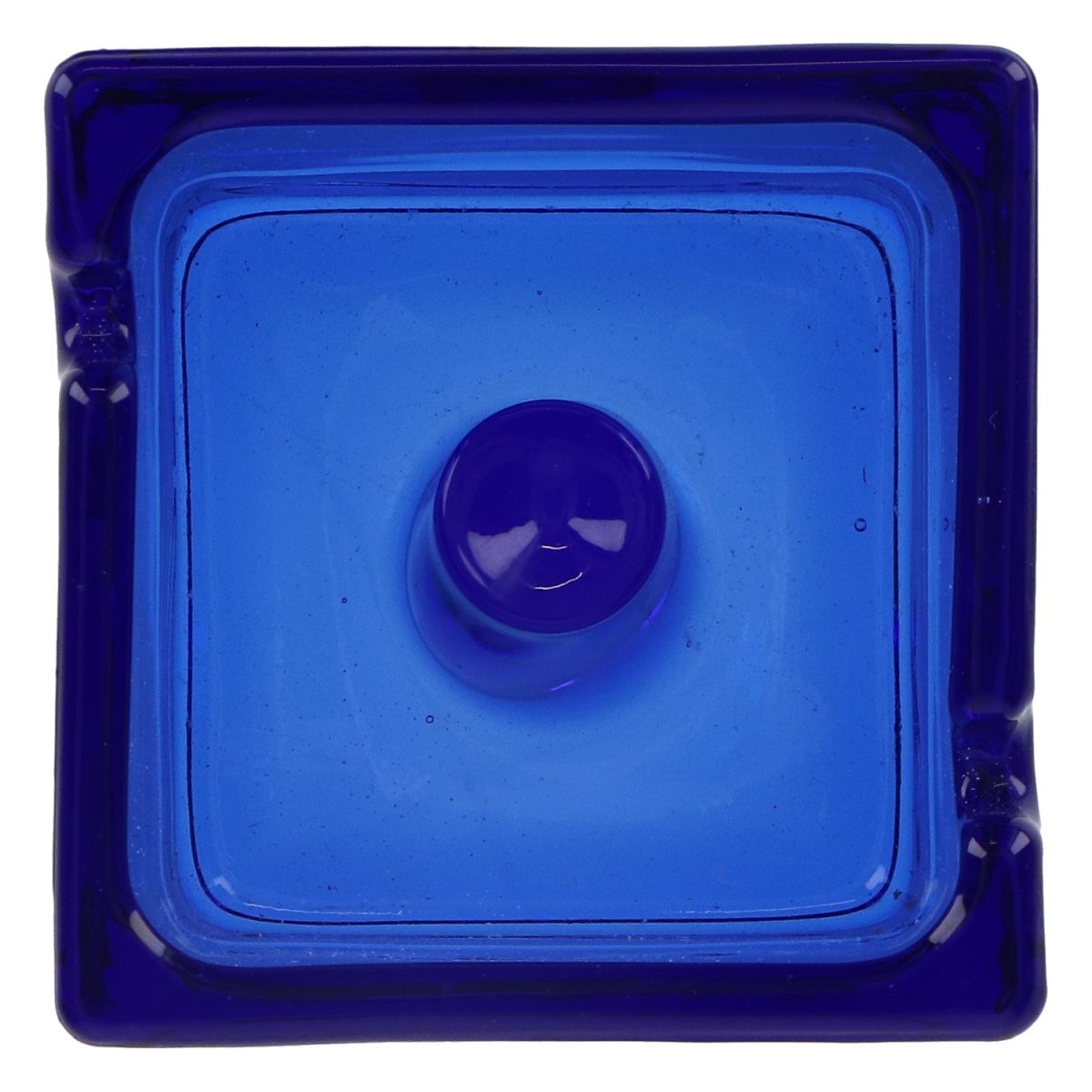 Gauloises Cigarettes Wind Light Large Square Blue Stainless Steel Rim – View 3