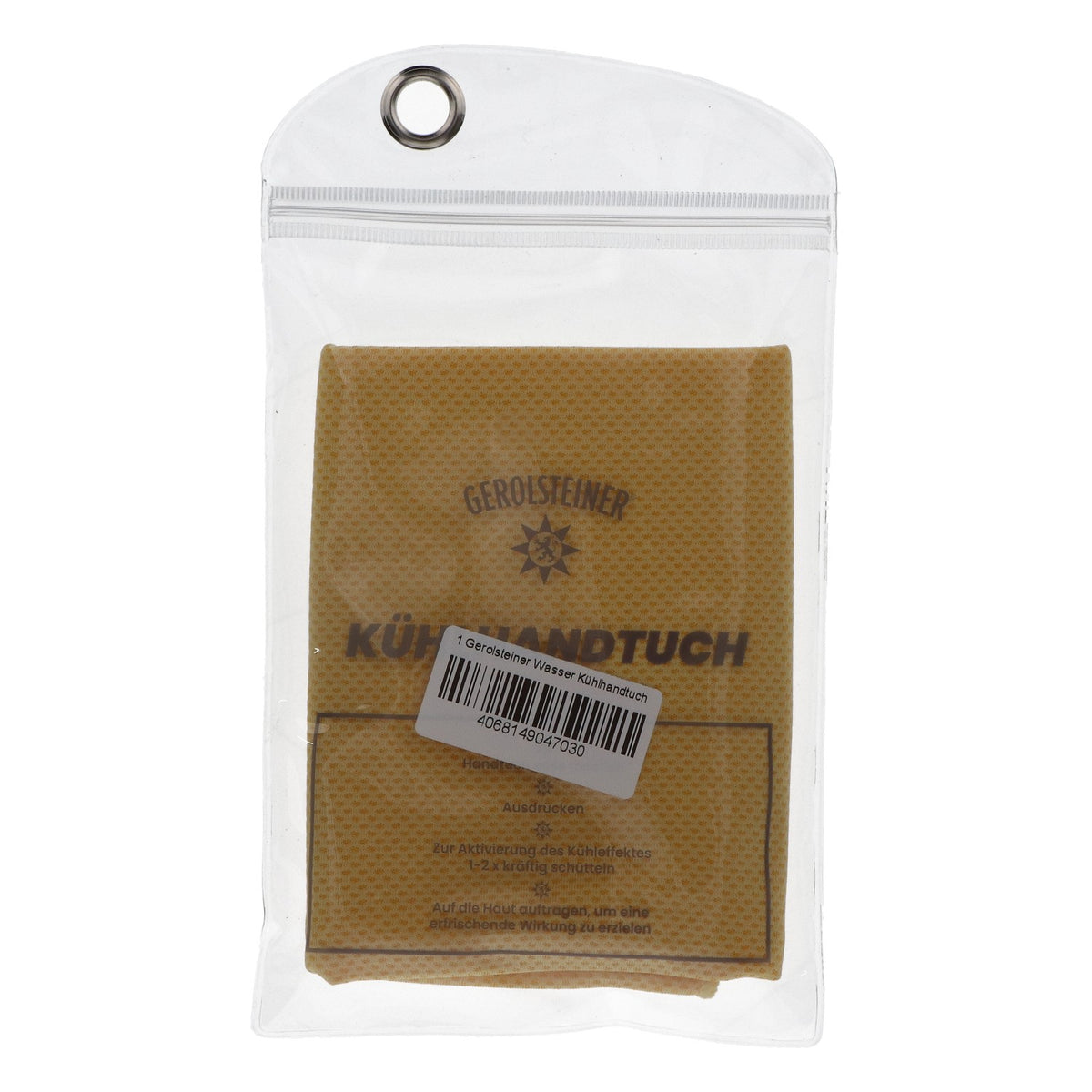 Gerolsteiner Water Cooling Towel Yellow Bar Towel Towel Gastro – View 3