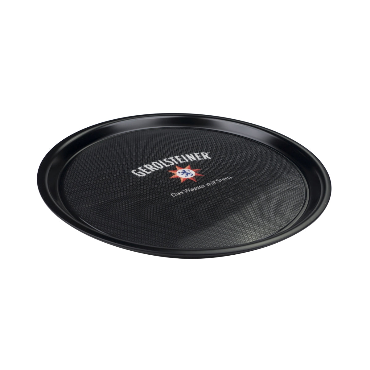 Gerolsteiner Water Tray Ø37cm Anti-Slip Black Glasses Serving Gastro – View 2