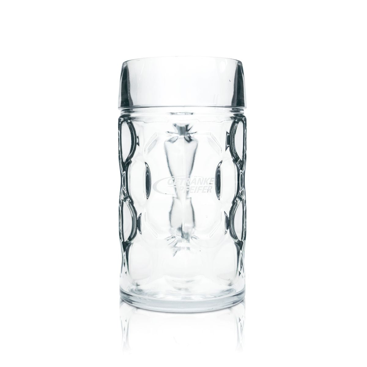 Drinks Pfeifer beer glass 1l beer mug Contoured glasses Seidel tankard Calibrated catering