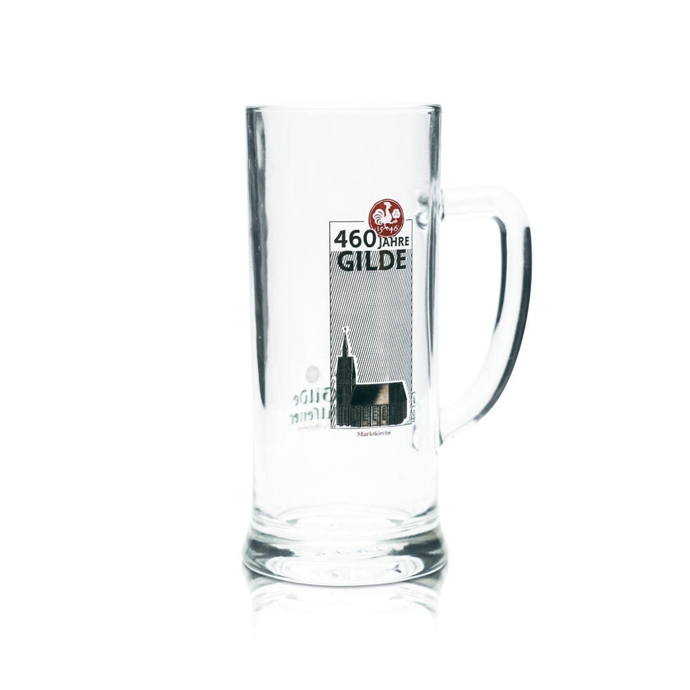 Gilden Pilsner Glass 0.3l Beer Mug 460 Years "Marktkirche" Collector's Edition