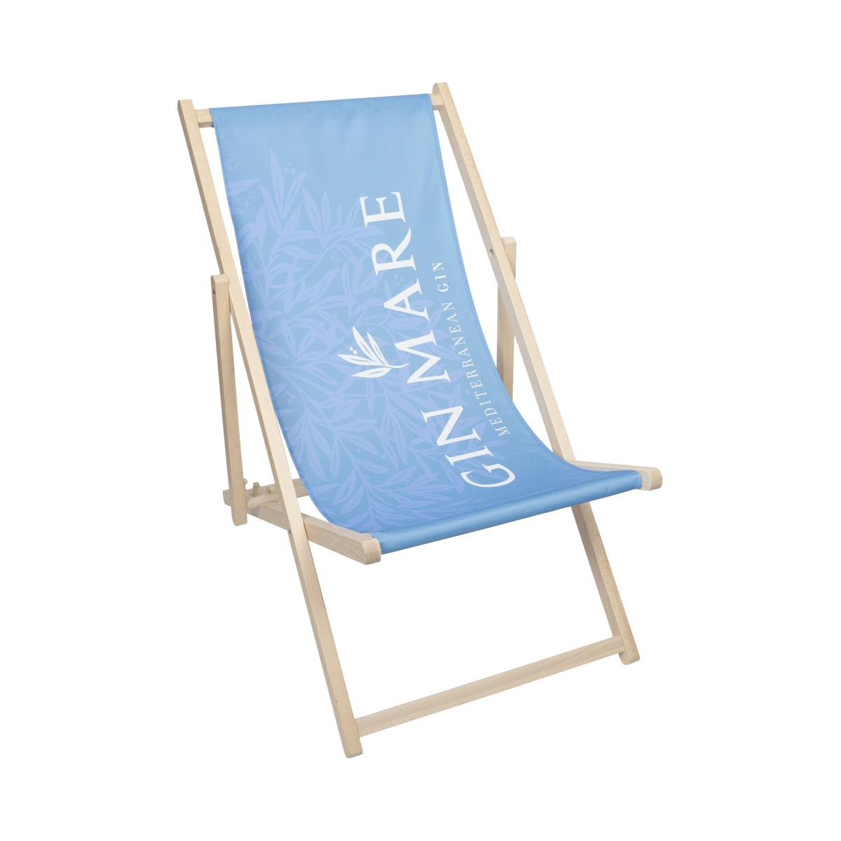 Gin Mare Deck Chair Folding Beach Garden Lounge Beach Camping Lounger Furniture Chair