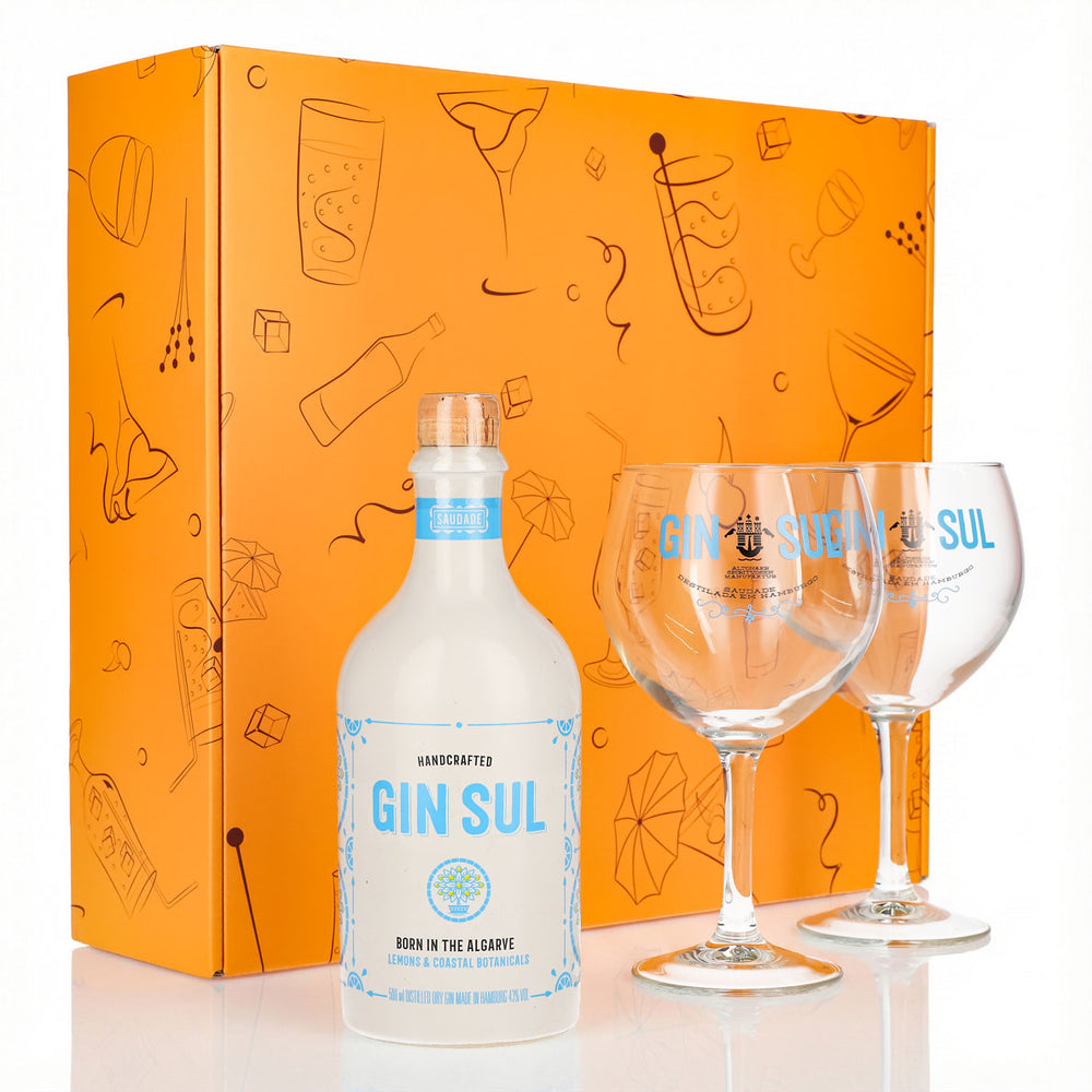 Gin Sul Gift Set 0.5L 43.5% + Balloon Glass I Orange