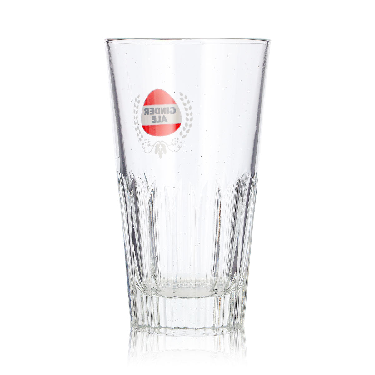 Ginder Ale Beer Glass, 0.37 L, Relief Design – View 4