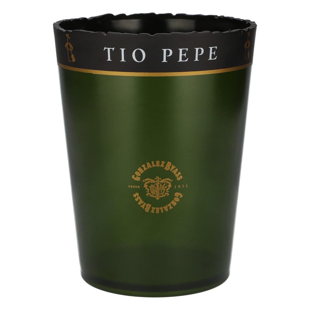 Gonzalez Byass Tio Pepe Brandy Bottle Cooler, Green Plastic