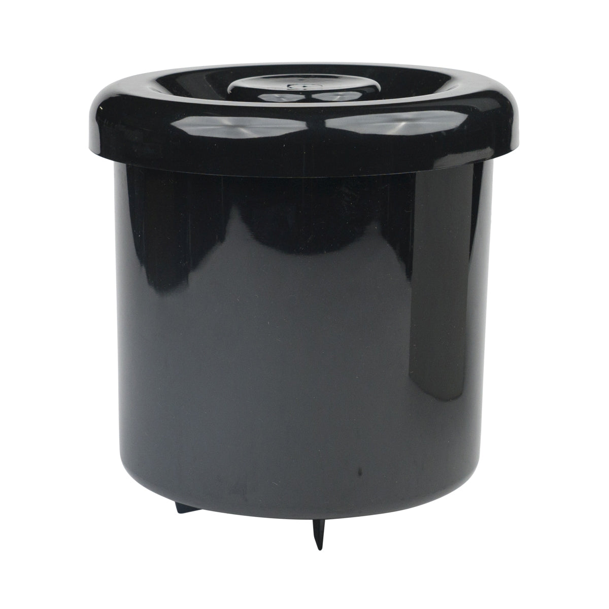 Granini Ice Bucket, Ice Cube Cooler, Beverages, Bar, Restaurant, Party, Black, Clear – View 2